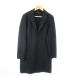  The лама nZARA MAN Пальто Честерфилд длинный длина шерсть . стрейч легкий M темно-синий темно-синий /AO5 #GY99 мужской 