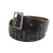  H чай si-HTC HOLLYWOOD TRADING CO заклепки ремень Backbone кожа Logos ta-38 чёрный черный #GY35 /MQ мужской 