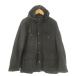  - shupapi-Hush Puppies с хлопком f-ti жакет L чай Brown с капюшоном . длинный рукав заслонка карман /CK4 #GY99 мужской 