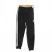  Adidas Originals adidas originals брюки-джоггеры джерси спортивная одежда XS чёрный черный боковой линия Logo вышивка кромка ребра 