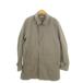  Uniqlo UNIQLO пальто с отложным воротником M чай Brown стеганое полотно подкладка имеется соотношение крыло /MN8 #GY99 мужской 