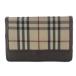  Burberry BURBERRY футляр для карточек чехол для пропуска noba проверка парусина бежевый /YO27 #GY35 мужской женский 