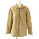  Woolrich WOOLRICH мутоновое пальто боа Short Zip выше M бежевый /DO #GY06 женский 