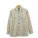  Mont Bell Montbell WOOL рубашка верхняя одежда шерсть M серый одноцветный постоянный цвет длинный рукав /AH23 #GY99 мужской 