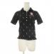  Mark &ronaMARK&amp;LONA T-LINE рубашка-поло Golf S чёрный черный Skull рисунок Golf рисунок короткий рукав /CK1 #GY99 женский 