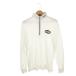  ellesse ellesse cut and sewn футболка long T половина Zip воротник-стойка с хлопком воротник Logo спорт одежда белый белый /AH7 #GY99