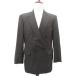  Durban DURBAN костюм tailored jacket 96AB5 серый полоса рисунок двойной breast средний длина /YS48 #GY99 мужской 