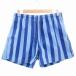  не использовался товар Zara ZARA с биркой REGULAR STRIPED SWIMMING TRUNKS купальный костюм окантовка нейлон M синий голубой /AE мужской 
