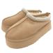  не использовался товар UGG Австралия UGG australia TAZZtaz сабо туфли без застежки обувь толщина низ Logo 23cm бежевый 1122553 /AE женский 