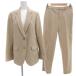  Uniqlo UNIQLO 23SS выставить костюм впечатление жакет брюки M необшитый на спине одиночный бежевый весна лето /AE женский 