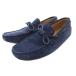  Tod's TOD'Sgomi-ni обувь для вождения Loafer 8 27cm замша лента темно-синий темно-синий /AE мужской 