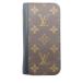  Louis Vuitton LOUIS VUITTON IPHONE 15 PRO folio смартфон покрытие кейс монограмма парусина блокнот type чай Brown M82891 /UO