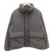  GU GU 24AW нагрев pa dead подставка блузон с хлопком жакет Zip выше L серый 311-352012 /GV мужской 