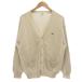  Lacoste LACOSTE кардиган вязаный хлопок Logo нашивка 4 бежевый /GV мужской 