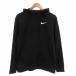  Nike NIKE Parker тренировочный Zip выше Logo обратная сторона шерсть S чёрный черный /MG мужской 