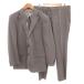  новый yo- машина NEWYORKER Limited Edition костюм выставить tailored jacket необшитый на спине 2B брюки полоса AB6 серый 