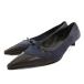  Cole Haan COLE HAAN туфли-лодочки замша ремень po Inte dotu кожа 7 темно-синий темно-синий /FF женский 
