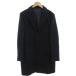  зеленый этикетка сирень расческа ng United Arrows green label relaxing Пальто Честерфилд длинный в клетку шерсть L темно-синий темно-синий /FF