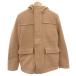  Prada PRADA 19AW Zip Up Wool Hooded Duffel Coat полупальто "даффл коут" жакет подкладка стеганое полотно капот Short 46 бежевый 