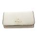  Furla FURLA черепаха задний чехол для ключей 4 полосный Logo кожа белый /FF женский 