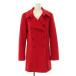  Agnes B agnes b. pea coat pea coat outer middle wool 1 S red red /YT lady's 
