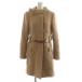 S Max Mara 'S Max Mara полупальто "даффл коут" длинный длина капот ремень имеется шерсть внешний 38 бежевый /AN23 женский 