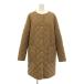  low Len Ralph Lauren LAUREN RALPH LAUREN стеганое пальто no color длинный золотой кнопка M чай Brown /KU женский 