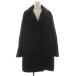 duklaseDoCLASSE пальто длинный длина S чёрный черный одноцветный длинный рукав с хлопком внешний /AN80 женский 