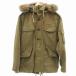  Gap GAP Mod's Coat капот подкладка есть искусственный мех двойной Zip хаки /TI женский 