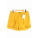  не использовался товар k Rune asongCROON A SONG брюки Short вельвет 36 желтый /DF женский б/у [bektoru б/у одежда ]