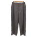  Macintosh London MACKINTOSH LONDON широкий брюки 38 серый одноцветный центральный Press slash карман /KR #GY06 мужской 