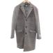  azur bai Moussy AZUL by moussy Пальто Честерфилд шерсть L серый в клетку /NL #GY12 мужской 