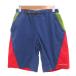 Mont Bell Montbell шорты climbing Short 150 синий голубой красный красный цвет блок нейлон /NU #GY06 Kids 