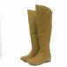  Pool Side POOLSIDE suede long boots fake leather 23cm tea Brown #122 lady's 