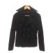  Dsquared DSQUARED2 шерсть бушлат внешний Short двойной 38 чёрный черный /DO #OS мужской 