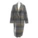  стайлинг styling/ 22AW мохнатый Пальто Честерфилд внешний длинный проверка 0 серый бежевый /DF #OS женский 