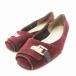  Reagal REGAL Flat туфли-лодочки замша кожа 23cm бордо /JS женский 