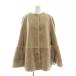  United Arrows UNITED ARROWS 23AW боа манто пальто пончо внешний 38 мокка /DF #OS женский 