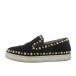  Christian Louboutin Christian louboutin туфли без застежки спортивные туфли заклепки шиповки велюр 34 черный /YO25 женский 