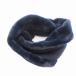  Indivi INDIVI прекрасный товар искусственный мех шарф снуд защита горла "neck warmer" темно-синий темно-синий /OU женский 