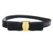  Salvatore Ferragamo Salvatore Ferragamovala лента ремень Logo XS чёрный черный /JS женский 