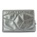  BVLGARY BVLGARI клатч стежок дизайн кожа серебряный цвет /YO24 #SH #OH женский 