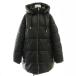  Zara ZARA Zara 24AW WATER AND WIND PROTECTION ремень имеется капот пальто с хлопком XL черный /HK #OS женский 