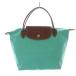  Long Champ LONGCHAMP LE PRIAGE большая сумка S размер рука нейлон кожа TURQUOISE зеленый /RI #OS женский 