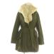 ko Cody -ruCOCO DEAL мех кролика BIG Mod's Coat внешний подкладка имеется 1 хаки /CX #OS #SH женский 