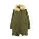 ko Large . канава .rudaga Ran teCOLLAGE GALLARDAGALANTE Mod's Coat Zip выше F хаки /HK #OS женский 