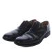  Sanders SANDERS 1742B NO LACE SHOEno- гонки колпак tu обувь туфли без застежки кожа 7.5 черный /YO28 #SH мужской 