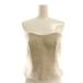 babi long BABYLONElinen парусина бюстье bare top Zip выше F бежевый /CX #OS женский 