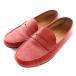  Gucci GUCCI GGen Boss кожа обувь для вождения Loafer 5.5 красный красный /SS #OS мужской 