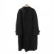  Dux DAKS шерсть шелк отложной воротник длинное пальто внешний 94A6 чёрный /NR #OS мужской 